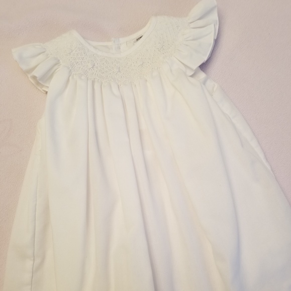 White Smocked Dress